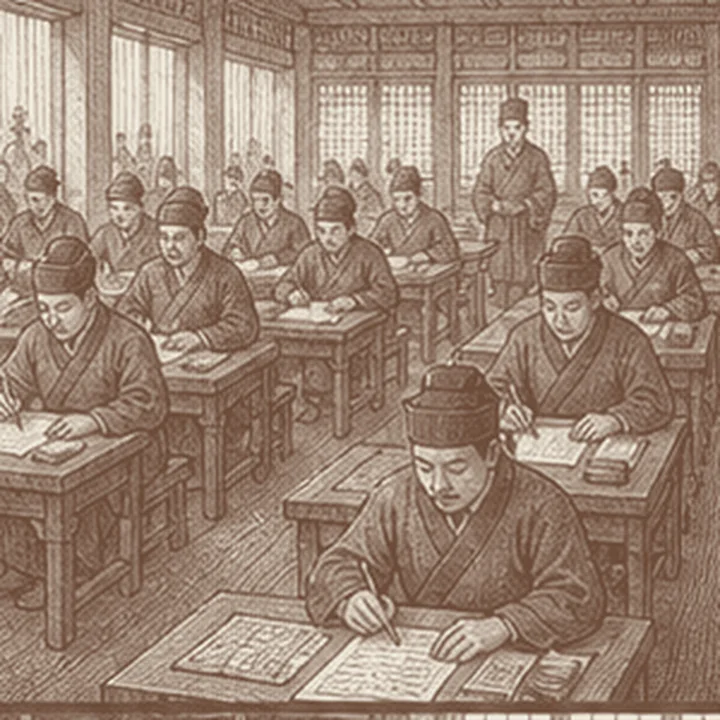 İlk modern bürokrasi iddiası düşüncesini hatırlatan simgesel bölüm resmi.