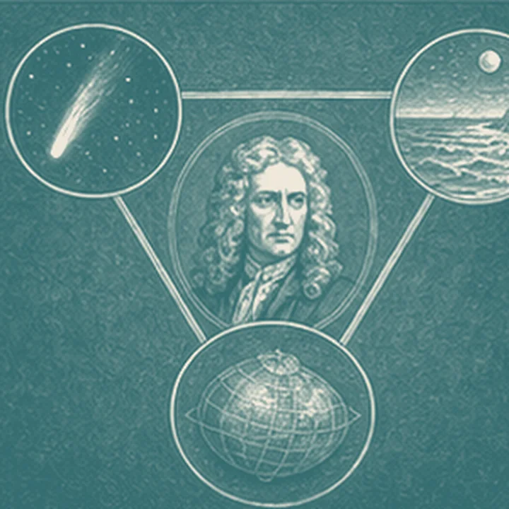 Newton programının gücü düşüncesini hatırlatan simgesel bölüm resmi.