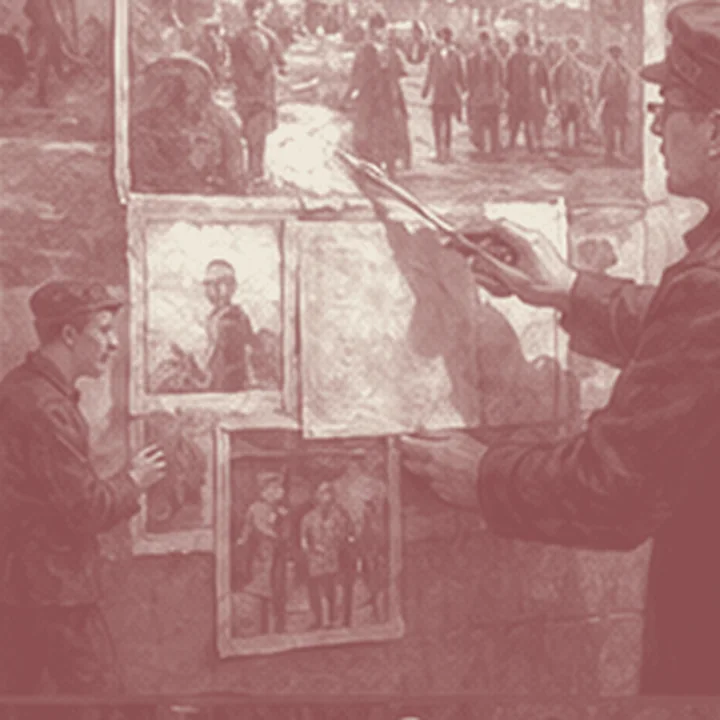 Totaliter geçmiş üretimi düşüncesini hatırlatan simgesel bölüm resmi.