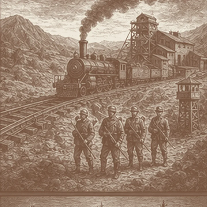 1870-1945 klasik emperyalizm düşüncesini hatırlatan simgesel bölüm resmi.