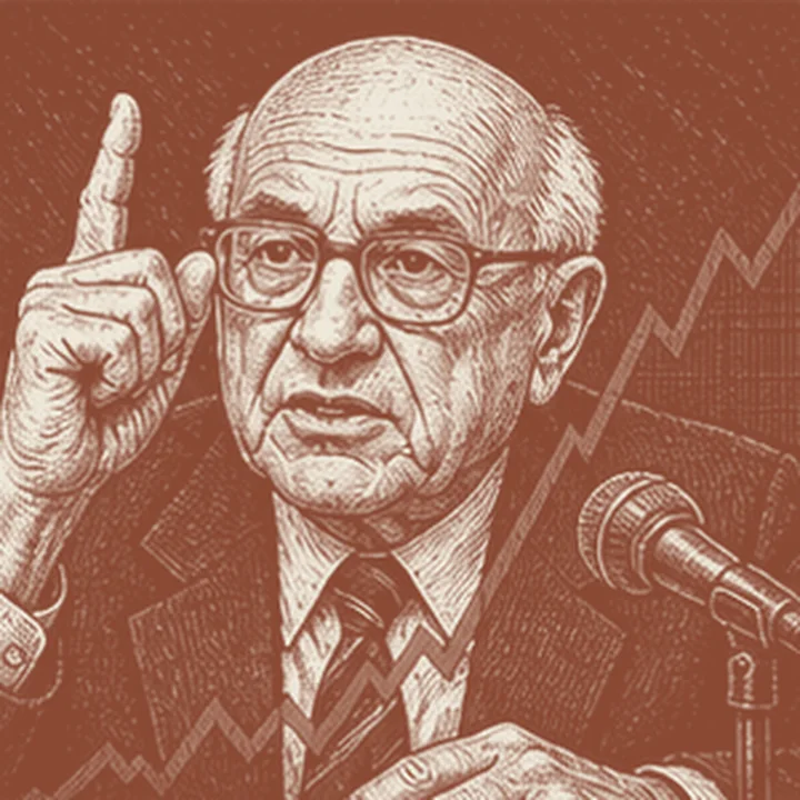 Milton Friedman'ın kriz cümlesi fikrini tek bakışta hatırlatan simgesel sahne.