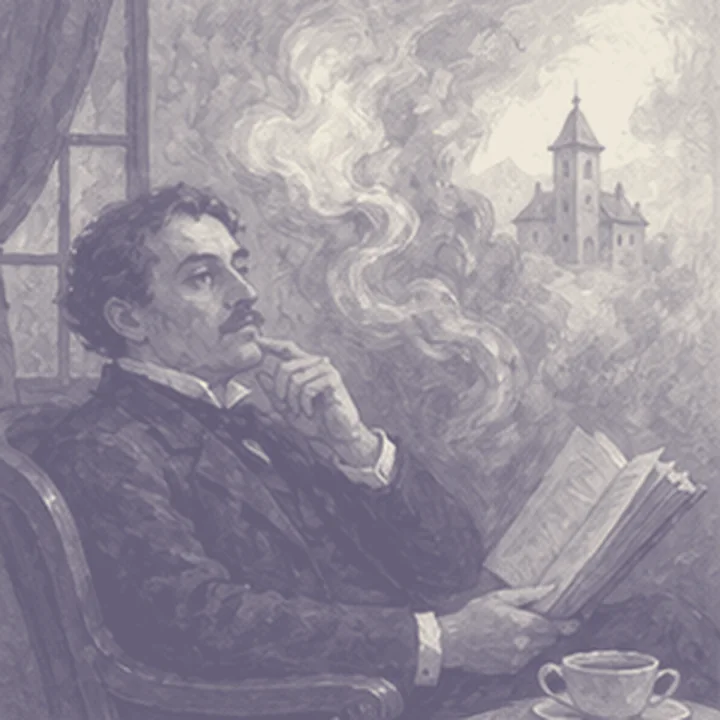 Proust'ta okuma hafızayı kurar düşüncesini hatırlatan simgesel bölüm resmi.