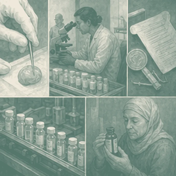 Bioekonomi yaşamı değere çevirir düşüncesini hatırlatan simgesel bölüm resmi.