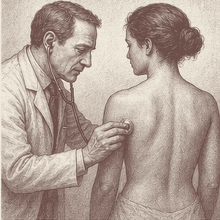 Test masası ile dağılmış gündelik yaşamı yan yana gösteren görüntü, klinik ölçümün sınırını anlatır.