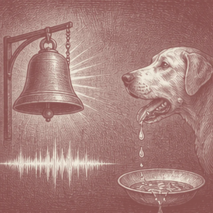 Pavlov'un sesi düşüncesini hatırlatan simgesel bölüm resmi.