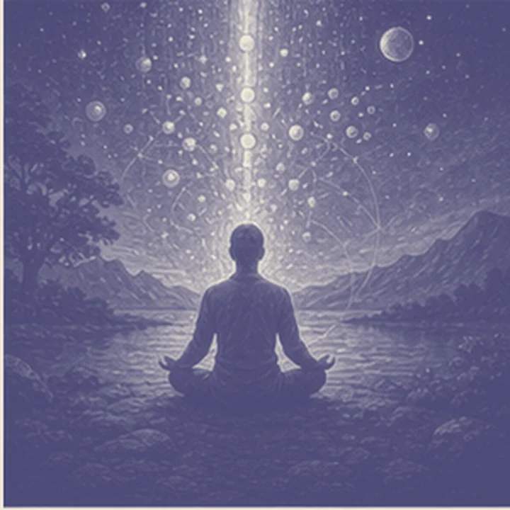Meditasyon neyi görünür kılar? fikrini tek bakışta hatırlatan simgesel sahne.